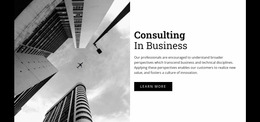 Consulting In Business - Free WordPress Theme Builder