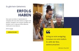 Es Gibt Kein Erfolgsgeheimnis Einfache HTML-Vorlage Mit CSS