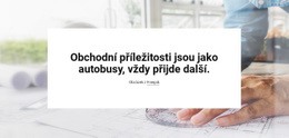 Obchodní Příležitosti Jednoduchá Šablona HTML CSS