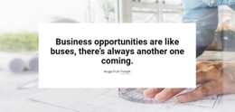 Business Opportunities Simple HTML CSS Template