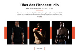 Über Das Fitnessstudio - Responsive HTML5-Vorlage