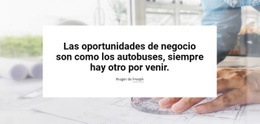 Oportunidades De Negocio - HTML Designer