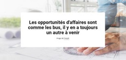 Conception De Site Web Pour Opportunités Professionnelles