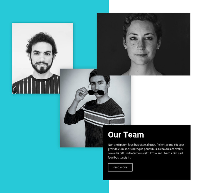 We champion the bold to achieve the results Homepage Design