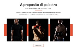 Mockup Di Sito Web Multiuso Per A Proposito Di Palestra