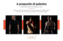 A Proposito Di Palestra - Modello HTML5 Reattivo