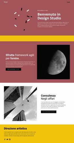 Studio D'Arte Espressiva - Layout Del Sito Web HTML