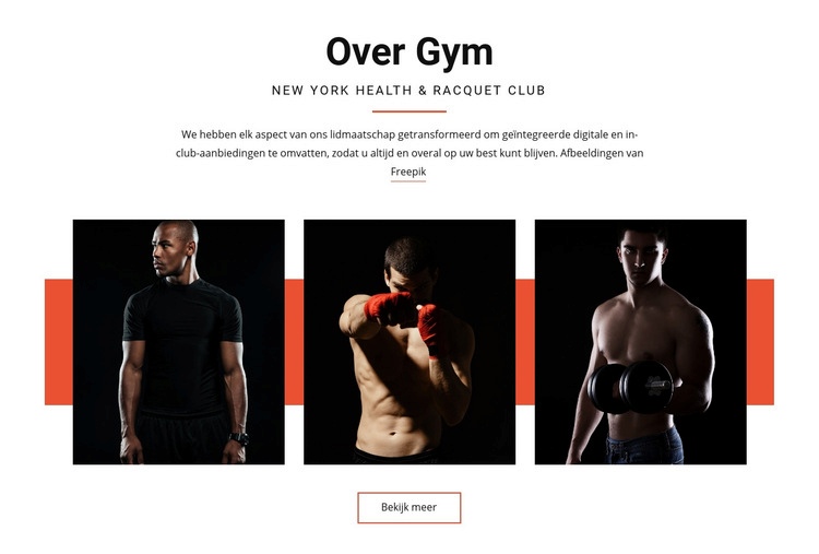 Over Gym HTML5-sjabloon
