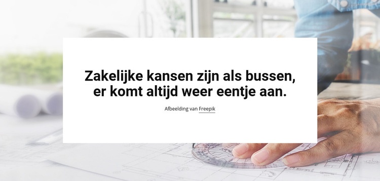 Zakelijke kansen Sjabloon voor één pagina