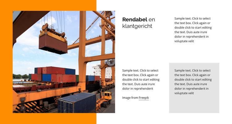 Verzending en logistiek WordPress-thema