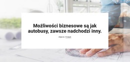 Szanse Biznesowe - HTML Designer