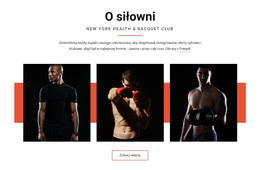 O Siłowni - Responsywny Motyw WordPress