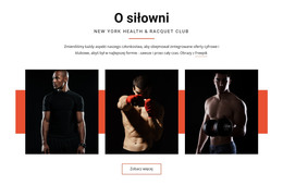 O Siłowni - Responsywny Szablon HTML5