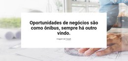 Oportunidades De Negócio - Página De Destino Gratuita