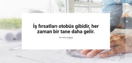 İş Fırsatları Basit HTML CSS Şablonu