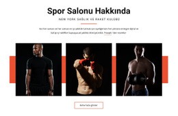 Spor Salonu Hakkında - Üstün Web Sitesi Oluşturucu