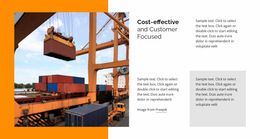 Shipping And Logistics Industrial Wordpress Theme