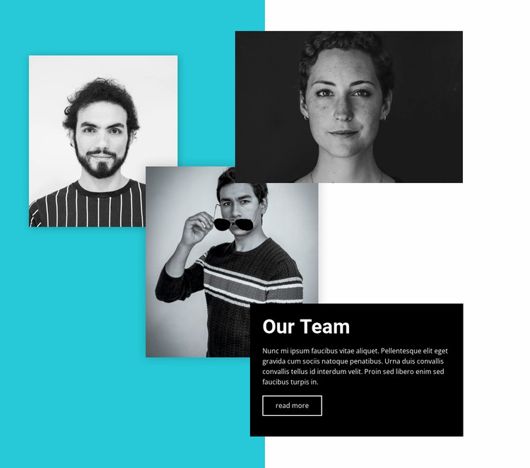 We champion the bold to achieve the results Website Mockup