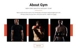About Gym - Responsive WordPress Theme
