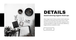 Beauty In Details - HTML5 Template