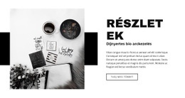 A Szépség A Részletekben Táblázat CSS Sablon