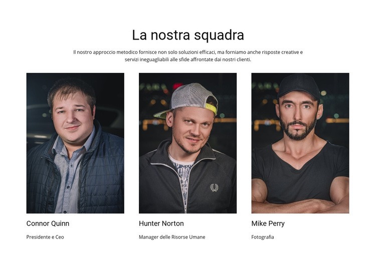 Gruppo di barbiere Modelli di Website Builder