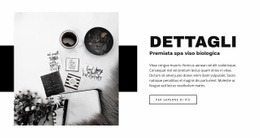 Modello Di Sito Per Bellezza Nei Dettagli