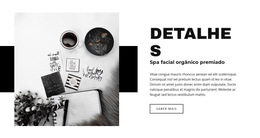 Beleza Nos Detalhes - Tema CSS Gratuito