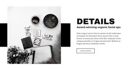 Beauty In Details Table CSS Template