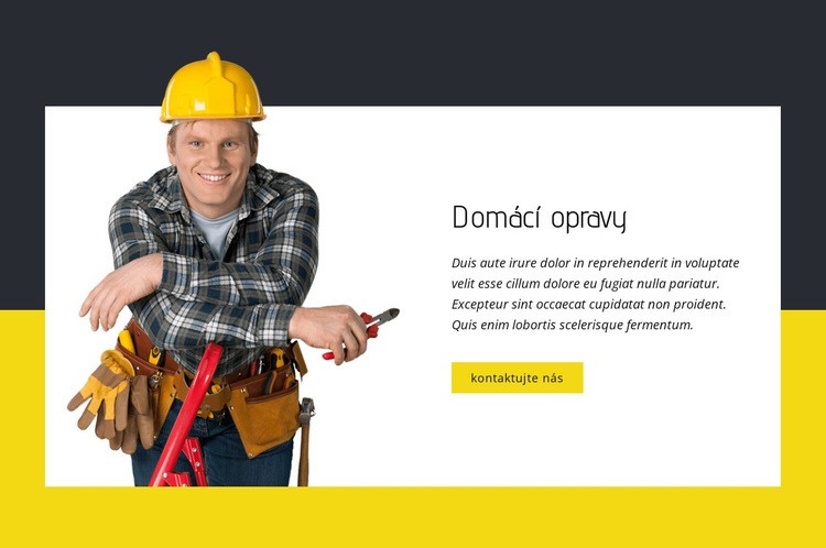Odborníci na domácí opravy Šablona webové stránky