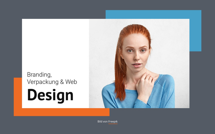 Branding, Kunst und Design HTML-Vorlage