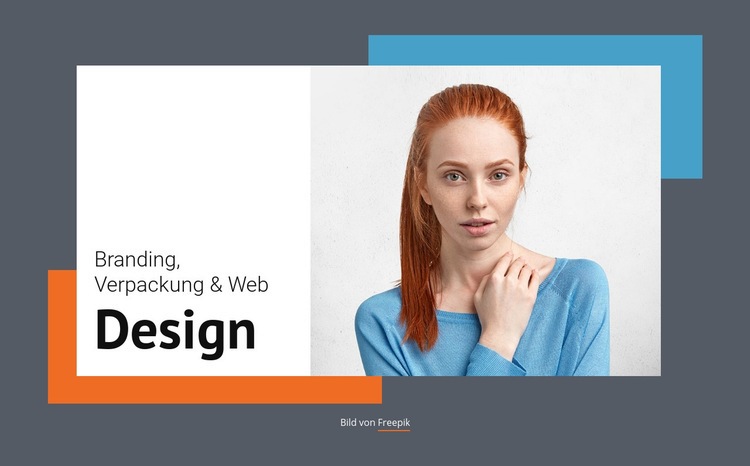 Branding, Kunst und Design HTML5-Vorlage