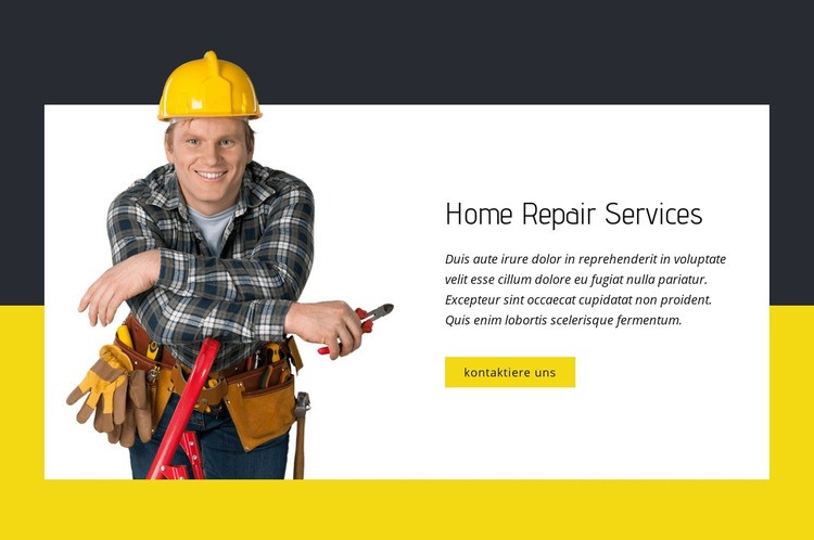Experten für Reparaturen zu Hause Website design