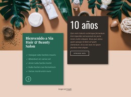 Spa Peluquería Y Salón De Belleza - Plantilla Prémium