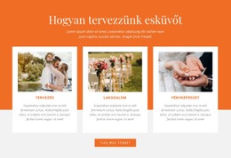 Hogyan Tervezzünk Esküvőt - Egyszerű Webhelysablon