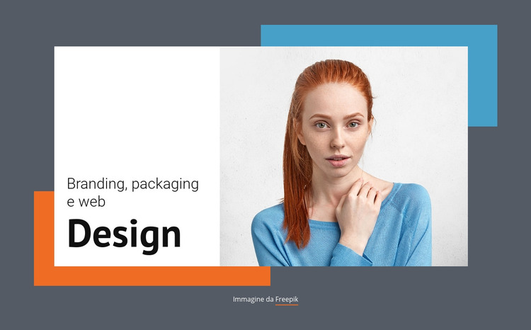 Branding, arte e design Modello HTML