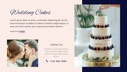Wedding Cakes - Creative Multipurpose Template
