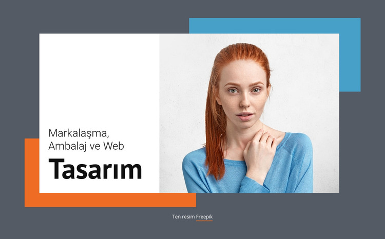 Markalaşma, sanat ve tasarım HTML Şablonu