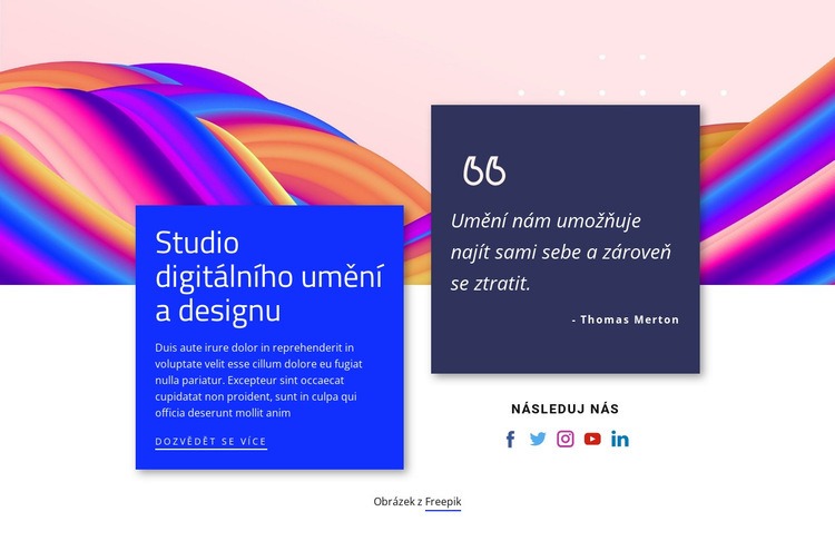 Budujeme digitální značky, produkty a zkušenosti Webový design