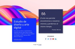 Diseño artístico Plantillas HTML