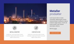Metallprodukter - Vacker Webbdesign