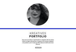Kreatives Portfolio - HTML5-Vorlage