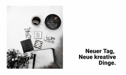 Neue Kreative Dinge - E-Commerce-Zielseite
