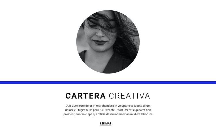 Portafolio creativo Tema de WordPress