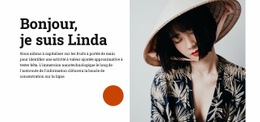 Bonjour, Je Suis Linda - Website Creator HTML