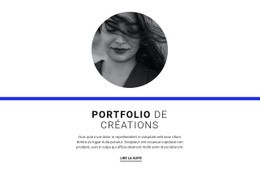 Portfolio Créatif - Modèles De Sites Web Personnels