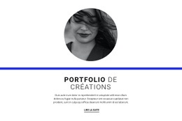Portfolio Créatif - Inspiration Du Thème WordPress