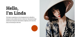 Hello, I'M Linda - HTML5 Template