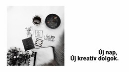 Új Kreatív Dolgok – Prémium Elemek Sablon