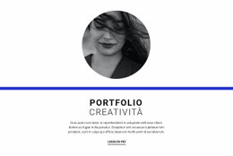 Portfolio Creativo - Modello HTML5